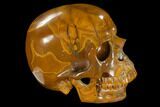 Realistic, Polished Mookaite Jasper Skull - Australia #116511-3